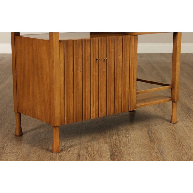 John Widdicomb Mid Century Modern Walnut Bar Cabinet For Sale - Image 9 of 18