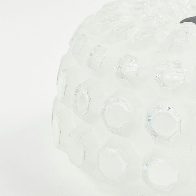 1970s Mid-Century Modern Diamond Glass Wall Lights from Limburg, Germany, 1960s, Set of 2 For Sale - Image 5 of 11