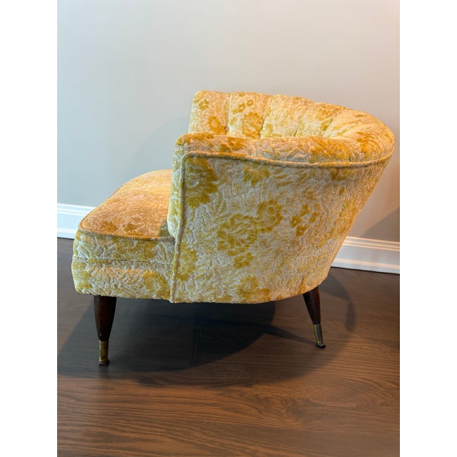 Pair of 1960s Mid-Century Modern Kagan Style Channel Backed Chairs For Sale - Image 4 of 15