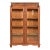 Antique Victorian Two-Door Carved Oak Bookcase Cabinet, Circa 1900 For Sale