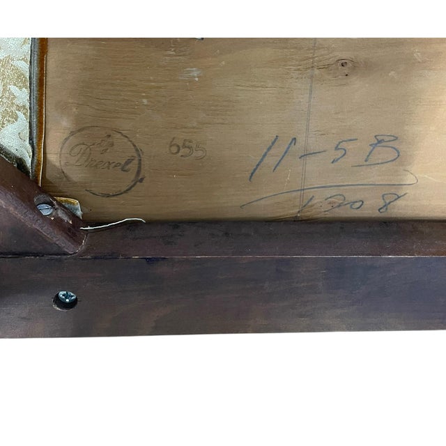 Vintage Drexel Side Chair in the Duncan Phyfe or Regency Style For Sale - Image 10 of 10