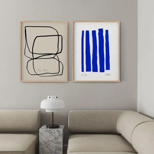 Contemporary Contemporary Minimalist Abstract Giclee Prints - a Pair For Sale - Image 3 of 5