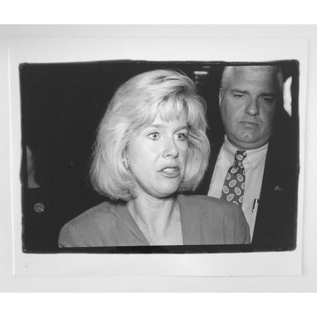 Fred McDarrah, Vintage Silver Gelatin Photograph Tipper Gore, Democratic Fundraiser 1992 Photo, 1992 For Sale - Image 4 of 4