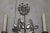 Silver 1930's Monumental Regency Maison Bagues Rock Crystal 5 Light Floral Wall Sconces a - Pair For Sale - Image 8 of 12