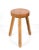 1950s Mid-Century French Modern Wooden Tripod Stool in the style of Charlotte Perriand, 1950s For Sale - Image 5 of 18