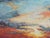 Original oil landscape by Sean Wu, Beach Sunset