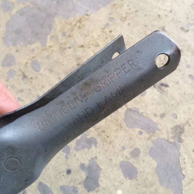 1950s Gripper Inspection Hand Lamp from Briticent, England For Sale - Image 5 of 6