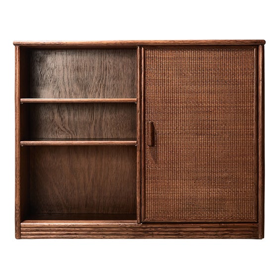 Modern Dutch Rattan Cabinet, 1930s For Sale