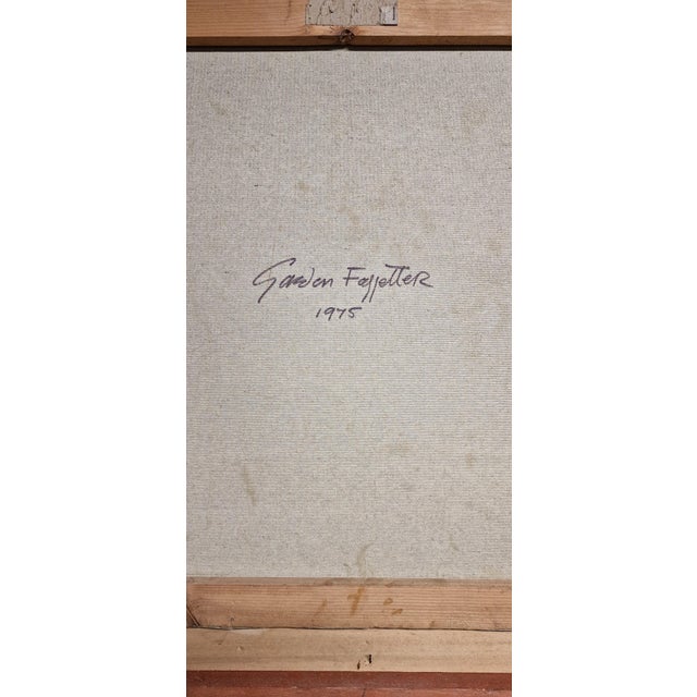 Gordon Faggetter, Composition, 1975, Oil on Canvas For Sale - Image 9 of 10