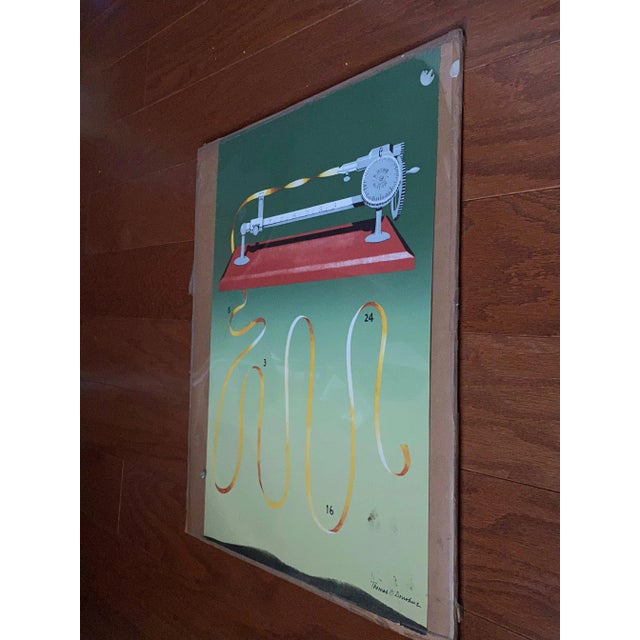 1970s 1977 Thomas O'Donohue Realist Still Life Serigraph of a Curling Machine For Sale - Image 5 of 13