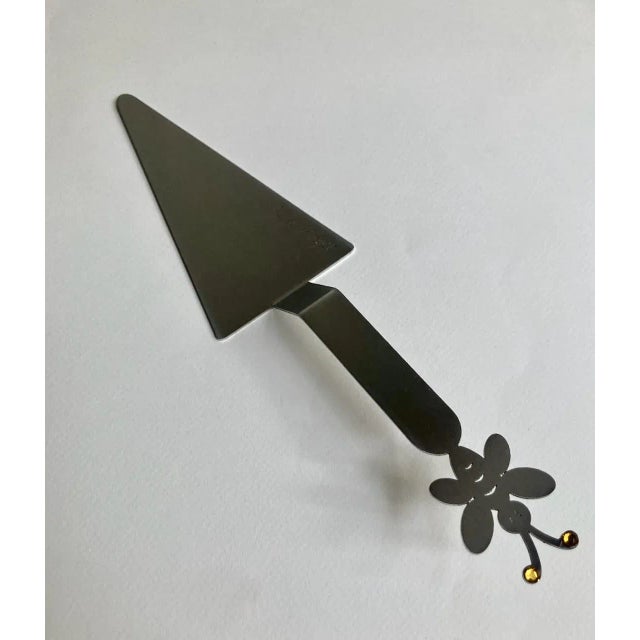 Vintage Handcrafted Anat Mayer Stainless Cake, Pie Server For Sale - Image 4 of 13