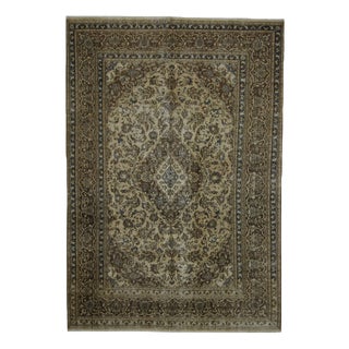 Vintage Middle Eastern Hand-Knotted Rug For Sale