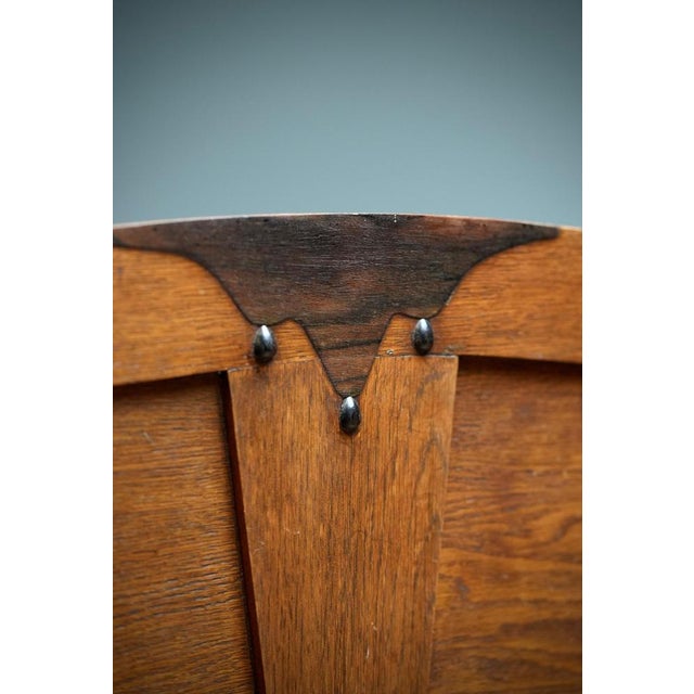 Art Deco Bar Cabinet in Oak and Coromandel, Europe, 1930 For Sale - Image 3 of 16
