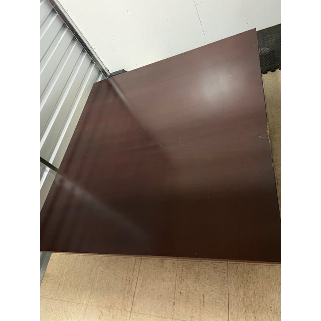 Mid-Century Modern Victoria Hagen Large Mahogany Coffee Table “The Stuart” For Sale - Image 3 of 12