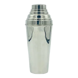 Vintage 1940s Art Deco Style Individual Cocktail Shaker, Made in Germany