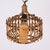 Mid-Century French Riviera Style Bambo & Rattan Rounded Pendant Lamp, 1960s For Sale - Image 15 of 18