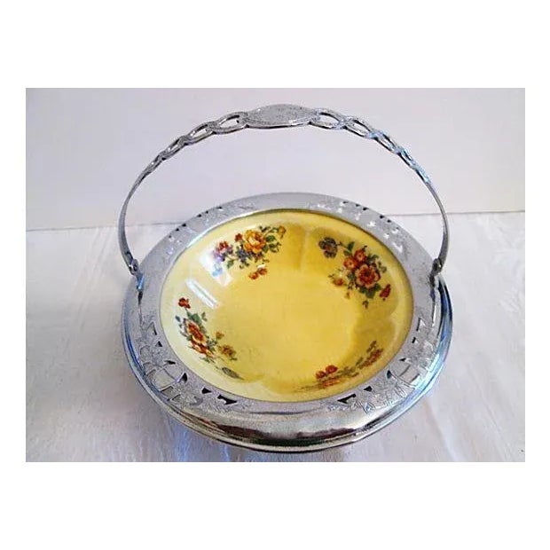 1930s 1930's Golden Maire Serving Bowls - A Pair For Sale - Image 5 of 8