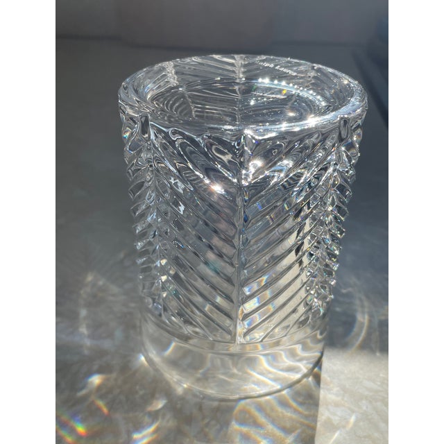Vintage Ralph Lauren Crystal Herringbone Classic Double Old Fashioned Glasses, Set of 12 For Sale - Image 14 of 15