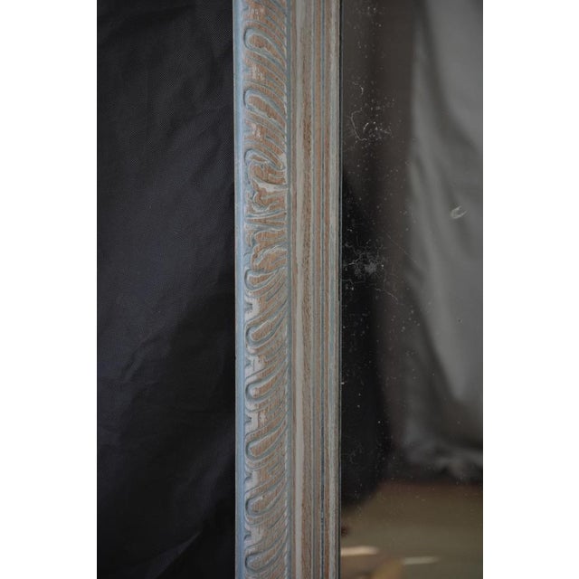 Late 19th Century Tall Antique Oak Pier Mirror, 1880s For Sale - Image 5 of 7