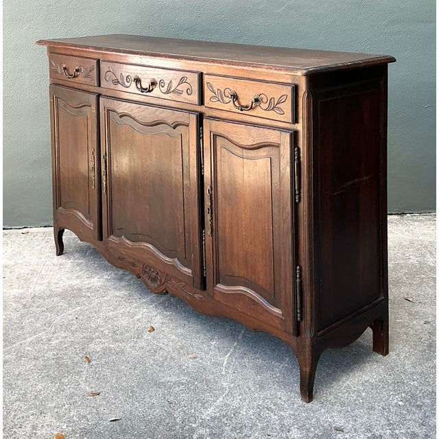 Vintage French Carved Sideboard For Sale - Image 12 of 12
