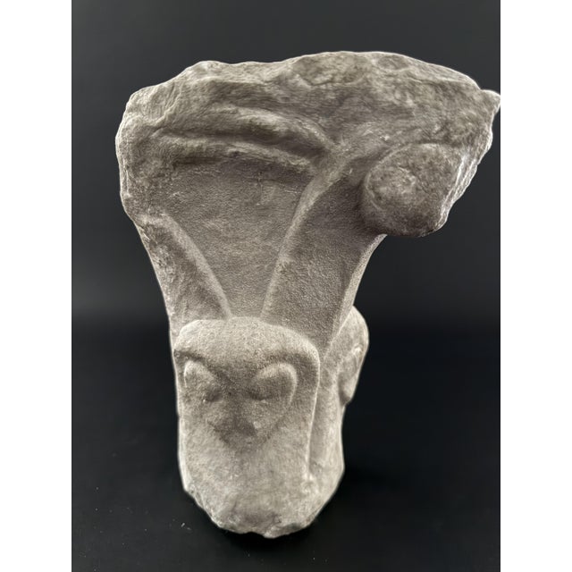 12th Century Italian Romanesque Marble Capital Fragment For Sale - Image 4 of 15