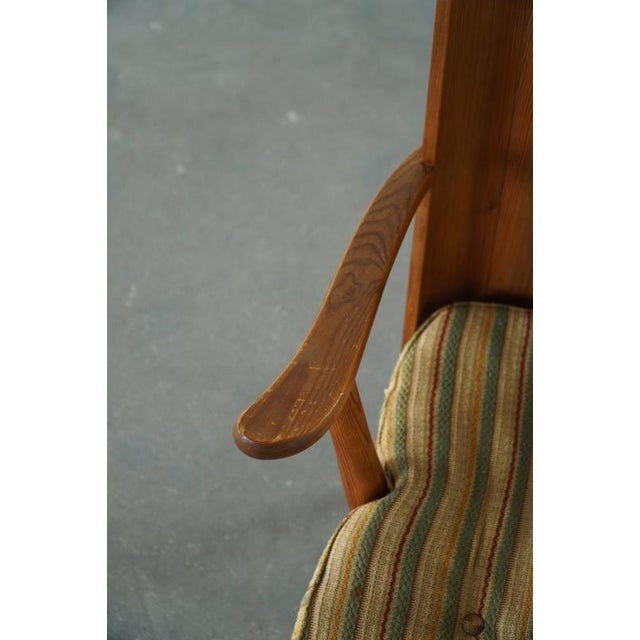 Wood Swedish Fur and Pine Bench by Göran Malmvall for Karl Andersson & Söner, 1950s For Sale - Image 7 of 18