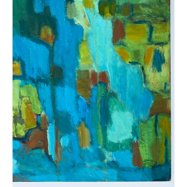 1980s Abstract Expressionist Landscape #4 by Hannah Dalbey - For Sale - Image 4 of 6
