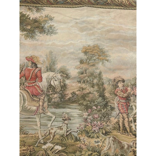 French Aubusson Tapestry by Jacquard, 1960s For Sale - Image 12 of 18