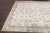 Beige Vintage Turkish Oushak Handmade Wool Cotton Beige Area Rug For Sale - Image 8 of 11