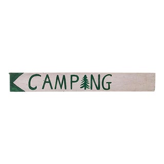 Camping Arrow Sign For Sale