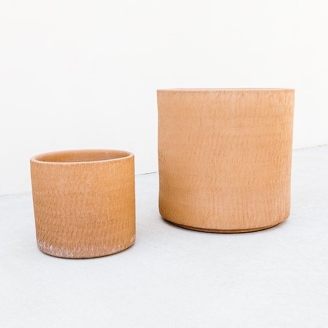 Mid-Century Modern Extra Large Gainey Sgraffito "Nuts and Bolts" Ceramic Pot, California Mid Century Modern For Sale - Image 3 of 14