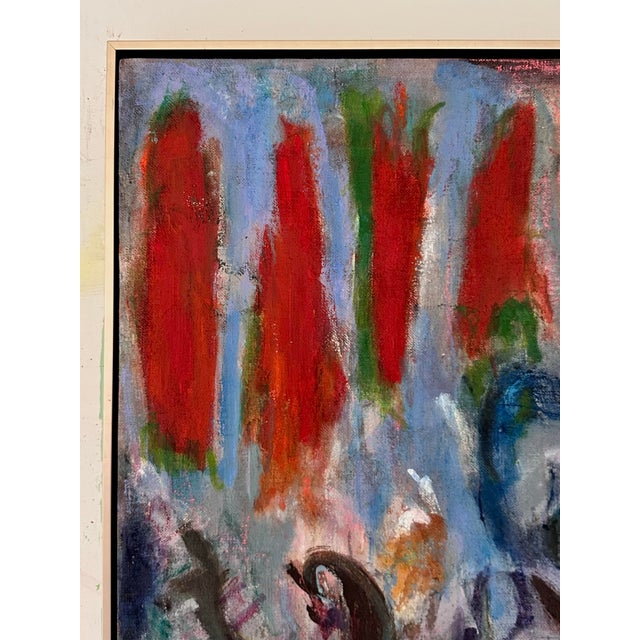 Framed Modern Abstract Painting by Roderick Coles For Sale - Image 6 of 12