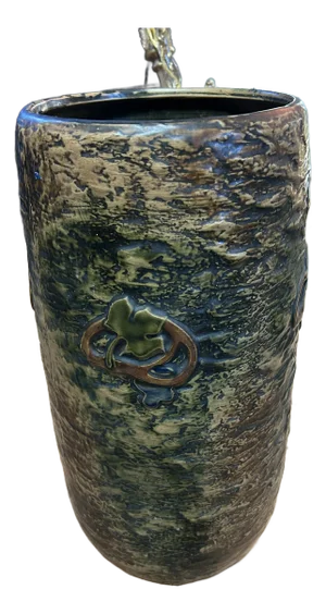 Arts & Crafts Style Ceramic Umbrella Stand