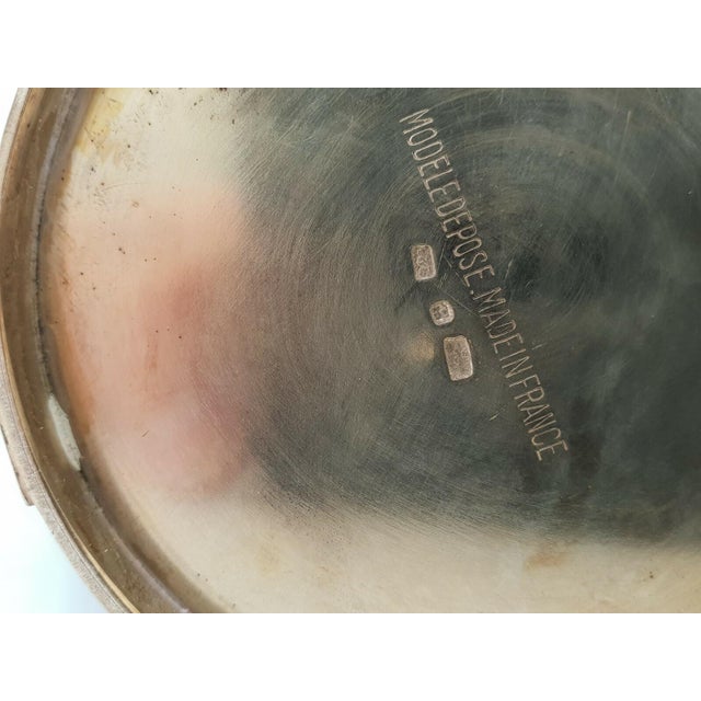 Vintage Silver-Plated Metal Pitchers, France, 1970s, Set of 3 For Sale - Image 6 of 12