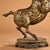 Pair of Vintage Bronze Galloping Horses – Gold Inlaid Figures on Stands For Sale In Los Angeles - Image 6 of 10