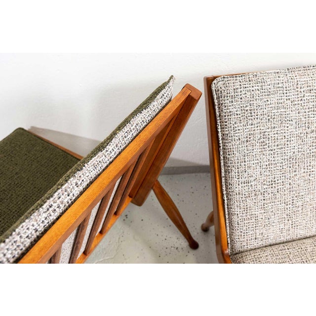 Mid-Century Armchairs by Marian Grabinski for KFM, Poland, 1960s, Set of 2 For Sale - Image 15 of 18