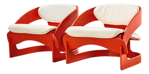 4801 Lounge Chairs by Joe Colombo for Kartell, 1960s, Set of 2