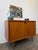 Brown Vintage Danish Teak Drop Door Cabinet For Sale - Image 8 of 9