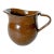 Vintage Brown Splatter Enamelware Creamer Pitcher For Sale