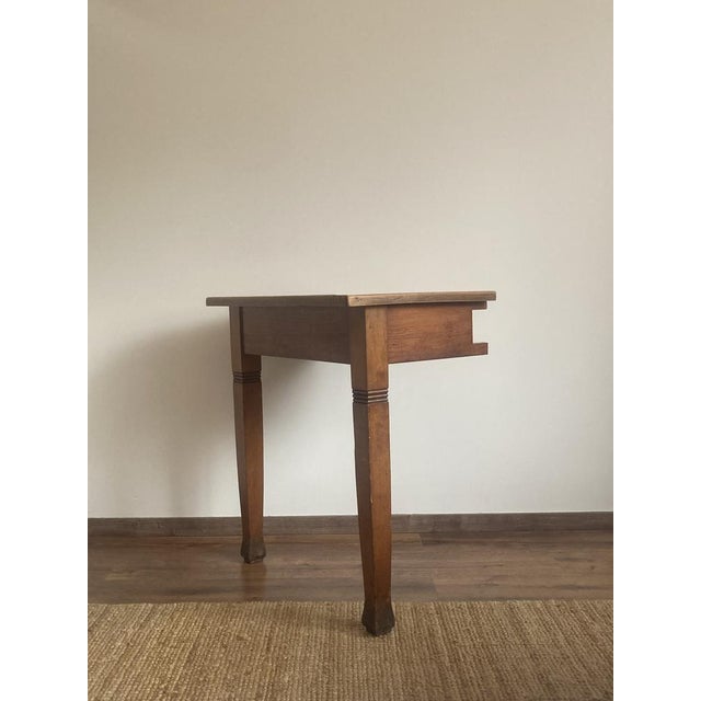 Rustic Pine Console Tables, France, Set of 2 For Sale - Image 10 of 14