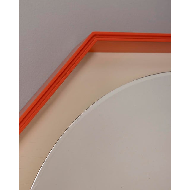 Vintage Backlit Wall Mirror, Italy, 1970s For Sale - Image 10 of 13
