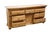 Broyhill Furniture Solid Knotty Pine Rustic Country Style 70″ Triple Door Dresser 790-1640 For Sale - Image 9 of 16