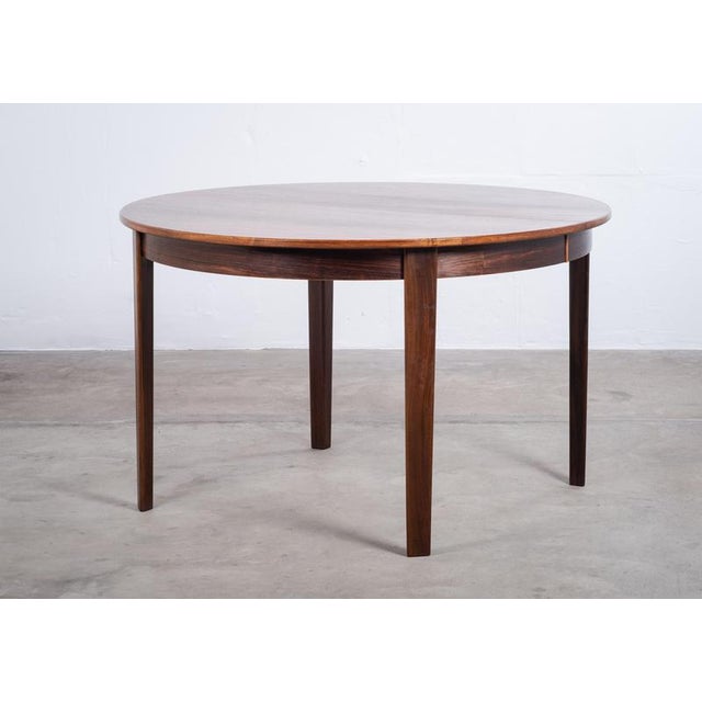 Danish Mid-Century Rosewood Dining Table, 1960s For Sale - Image 3 of 16