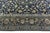 Hand-Knotted Kashan Rug with Dark Blue with Floral Patterns For Sale - Image 9 of 13