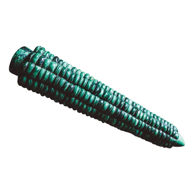 Malachite Corn Sculpture For Sale