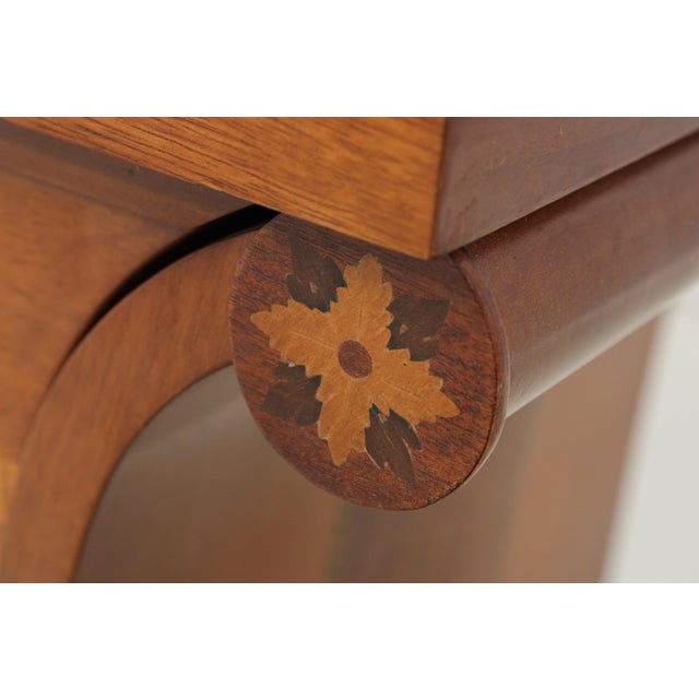 Pair Napoleonic Italian Walnut Nightstands For Sale - Image 13 of 18