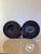 Wood Vintage Made in Japan Dark Hardwood Salt & Pepper Mill Set, Turned Wood Grinder Pair For Sale - Image 7 of 9