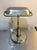 1970s Silver/Brass Banker's Style Desk Lamp For Sale - Image 5 of 6