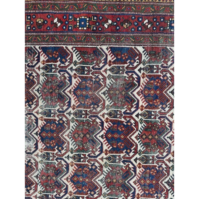 1920s Afshar Cotton and Wool Rug, 1920s For Sale - Image 5 of 18