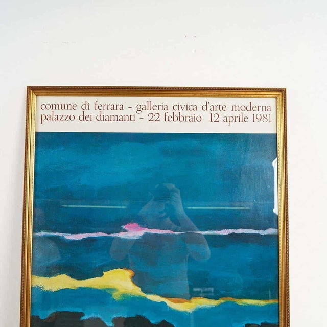 Vintage Cantatore Poster, Ferrara Gallery, 1981 For Sale - Image 3 of 7